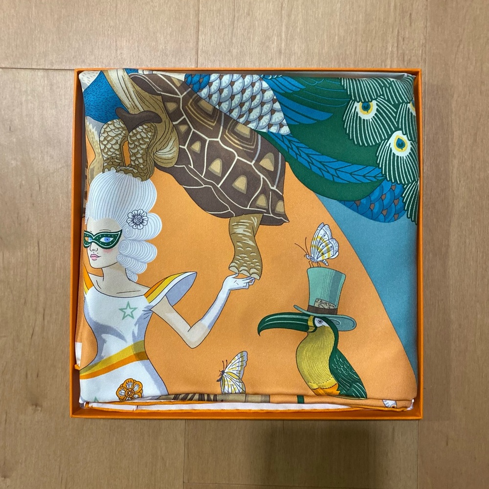 Hermes story silk